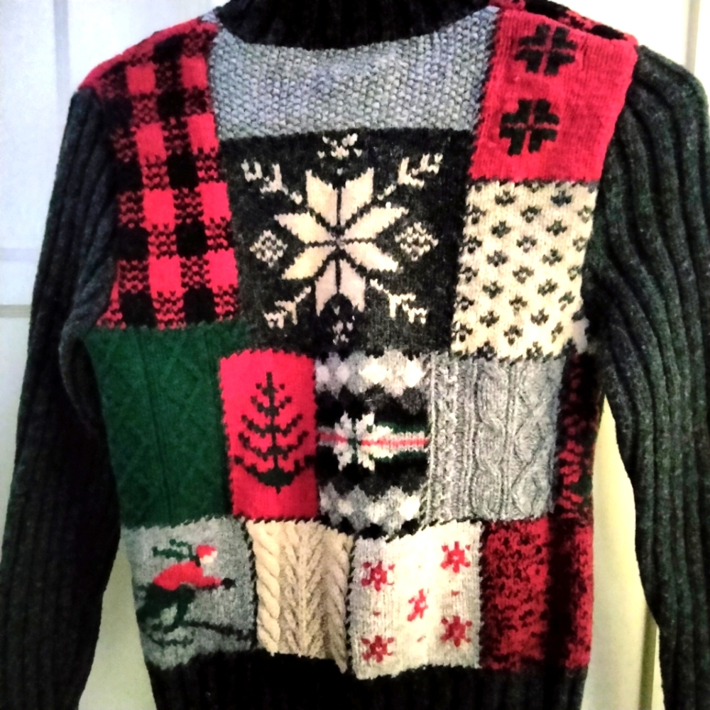 Ralph Lauren Snowflake Skiing Lambswool Sweater